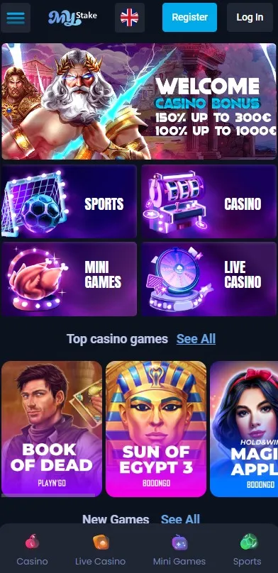 Mystake - Panoramica dei giochi e dei bonus disponibili